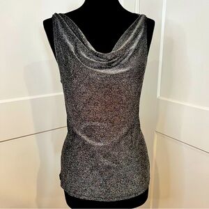 Cowl Neck Sparkling Knit Top size Medium Size Medium